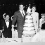 1965 Parigi - Gerry Bruno, Gianni Zullo, Francine e Sacha  Distel con Mireille Mathieu all'Olympia
