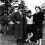 Torino 1951 - Parco Ruffini, Gerry con mamma e papa'