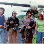 Tahiti 1973 - Ritorno da Huahine, Gerry Bruno, Aldo Frank, Sacha Distel e M.lle Breaud