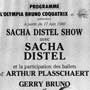 Parigi 1980 - Programma del Sacha Show all'Olympia