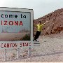Border line Nevada Arizona 1960 - Gerry Bruno